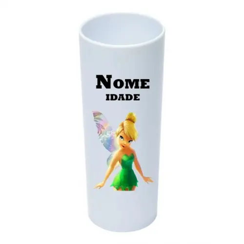 Copo Long Drink 350ml Personalizado Tinker Bell