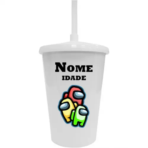 Copo Twister 400ml Personalizado Among Us