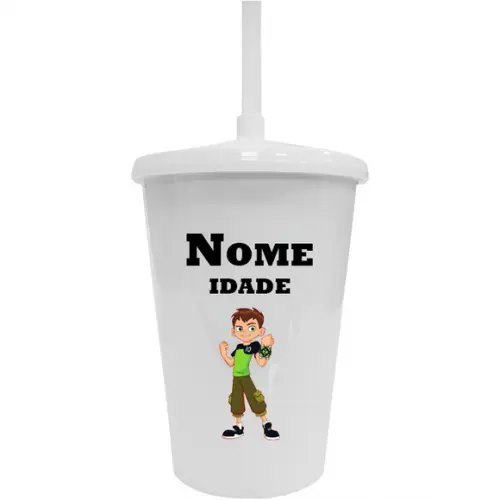 Copo Twister 400ml Personalizado Ben 10