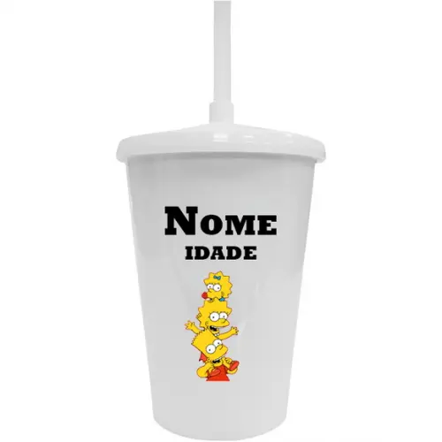 Copo Twister 400ml Personalizado os Simpsons
