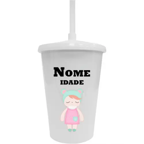 Copo Twister 400ml Personalizado Metoo Doll