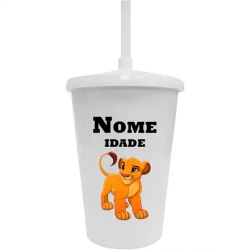 Copo Twister 400ml Personalizado Rei Leão