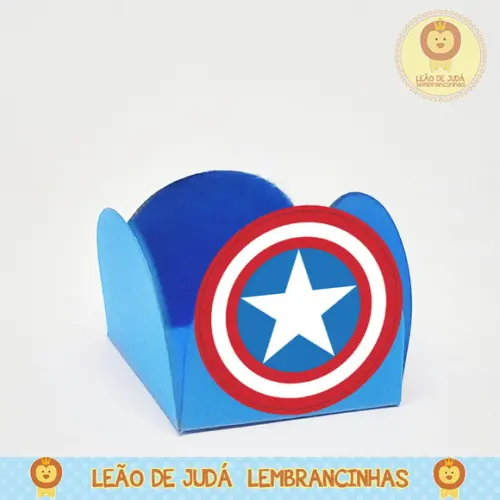 Forminha para Docinhos Tema Capitão América