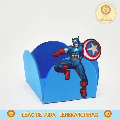Forminha para Docinhos Tema Capitão América