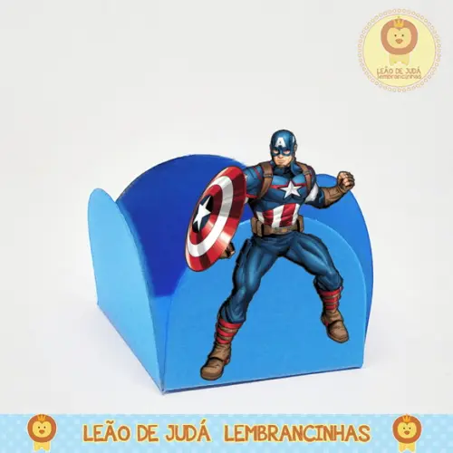 Forminha para Docinhos Tema Capitão América