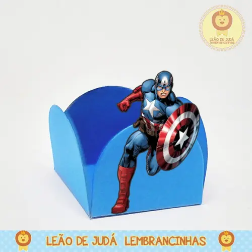 Forminha para Docinhos Tema Capitão América