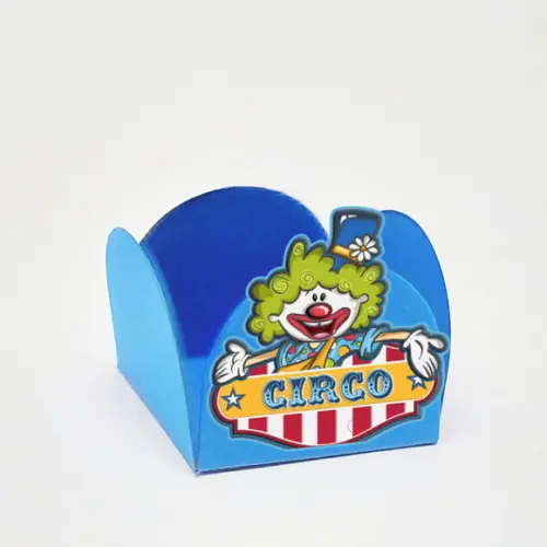 Forminha para Docinhos Tema Circo Menino 50 Unidades