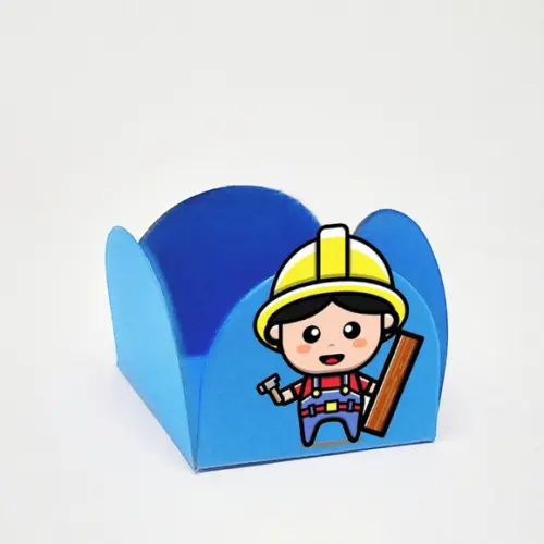 Forminha para Docinhos Tema Construção 50 Unidades
