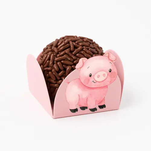 Forminha para Docinhos Tema Fazendinha 50 Unid.