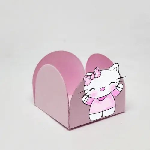 Forminha para Docinhos Tema Hello Kitty 50 Unid.