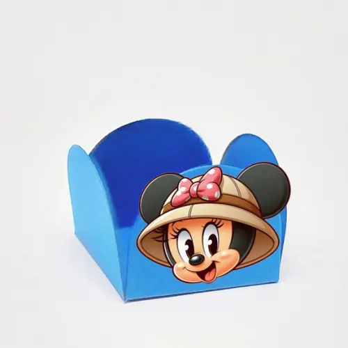 Forminha para Docinhos Tema Mickey Safari 50 Unidades