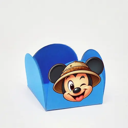 Forminha para Docinhos Tema Mickey Safari 50 Unidades