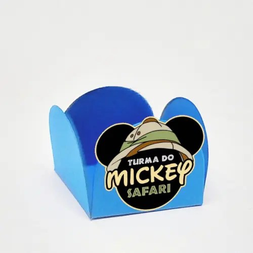 Forminha para Docinhos Tema Mickey Safari 50 Unidades