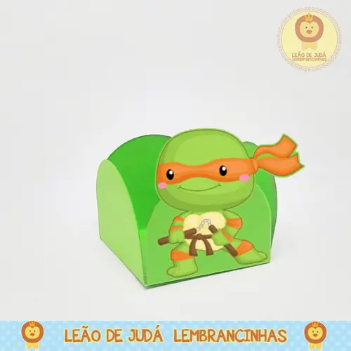 Forminha para Docinhos Tema Tartarugas Ninjas