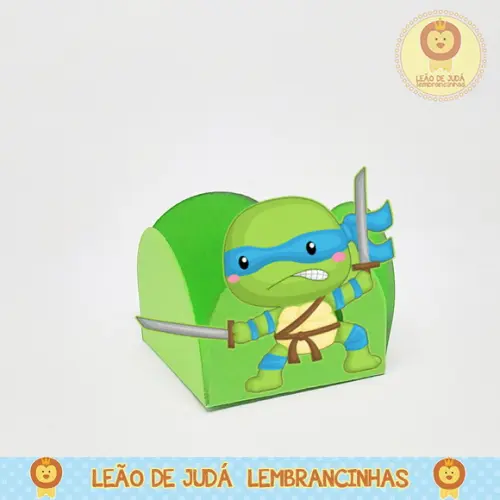 Forminha para Docinhos Tema Tartarugas Ninjas