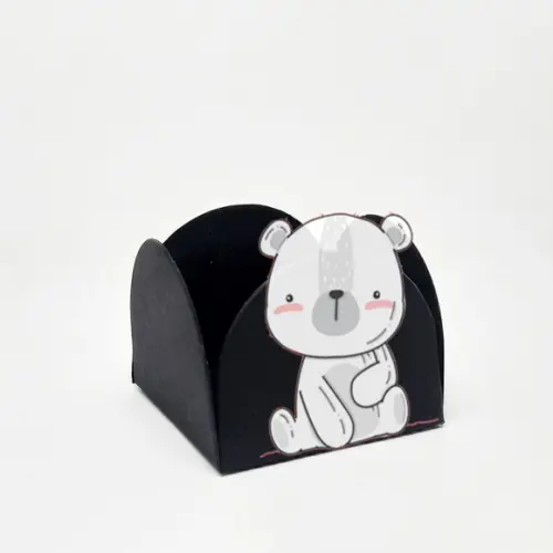 Forminha para Docinhos Tema Ursinho Minimalista 50 Unidades