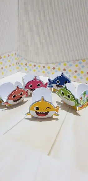 Forminha tema baby shark