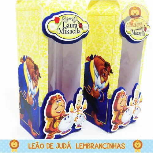 Frete grátis - Pacote 15un Porta Tubete tema A bela e a fera
