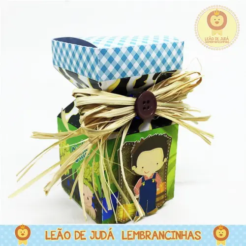 Lembrancinhas Caixinha Meia Bala Fazendinha