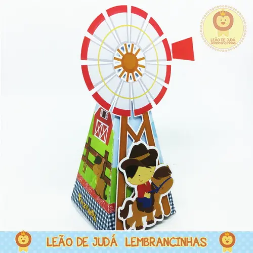 Lembrancinhas Caixinha Moinho de Vento