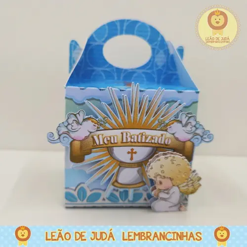Lembrancinhas Caixinha para Festa Tema Batizado