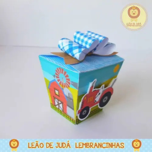 Lembrancinhas Caixinha para Festa Tema Fazendinha