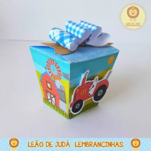 Lembrancinhas Caixinha para Festa Tema Fazendinha