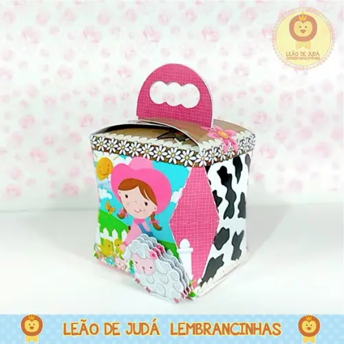 Lembrancinhas Caixinha para Festa Tema Fazendinha