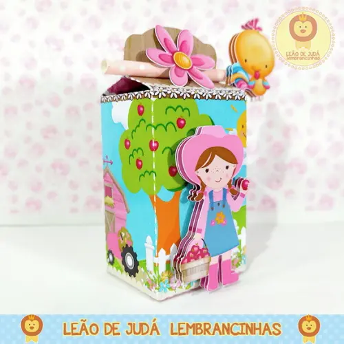 Lembrancinhas Caixinha para Festa Tema Fazendinha