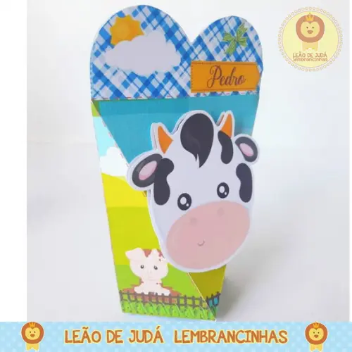 Lembrancinhas Caixinha para Festa Tema Fazendinha