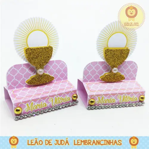 Lembrancinhas Porta Bis Duplo Tema Batizado Modelo2