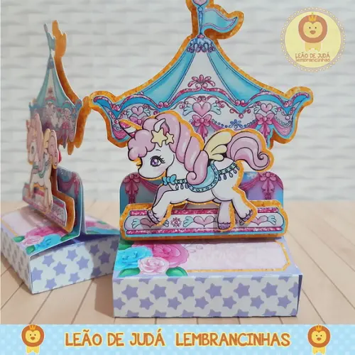 Lembrancinhas Porta Bis Duplo Carrossel