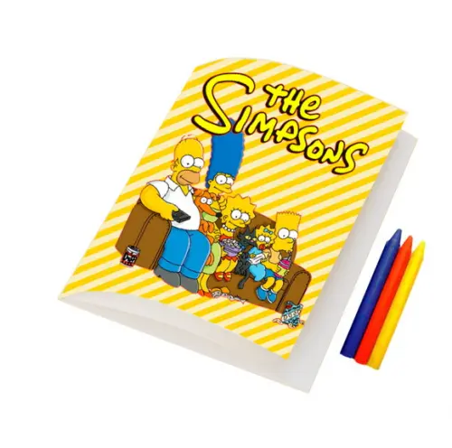 Lembrancinhas Revistinha para Colorir os Simpsons