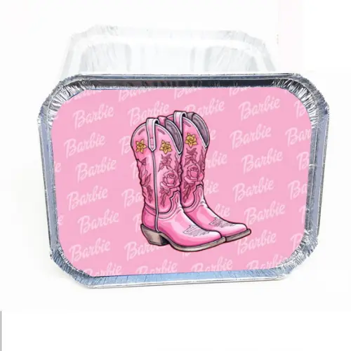 Marmitinha 500g Lembrancinhas Tema Barbie Cowboy