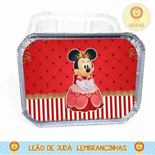 Marmitinha 500g Tema Minnie Realeza