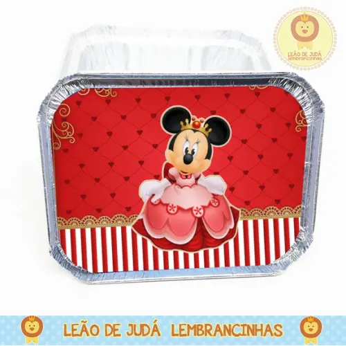 Marmitinha 500g Tema Minnie Realeza