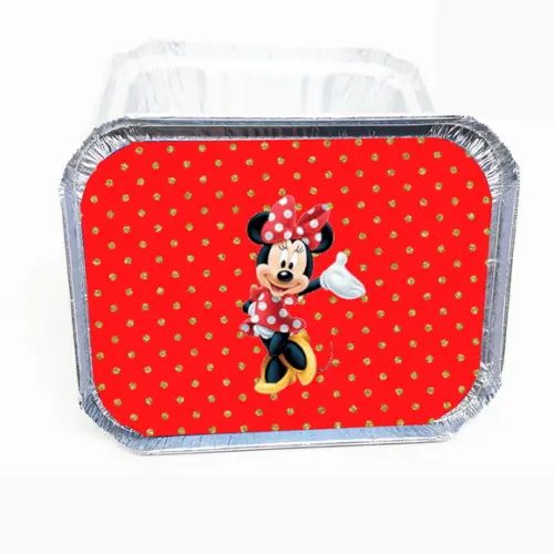 Marmitinha 500g Tema Minnie Vermelha