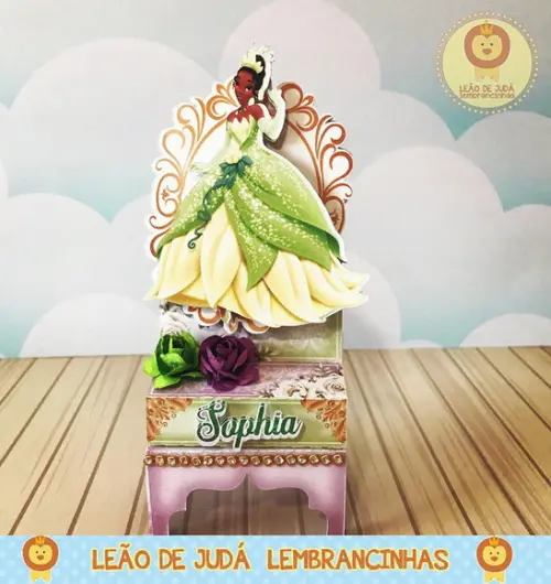 Porta Bis Duplo a princesa e o sapo