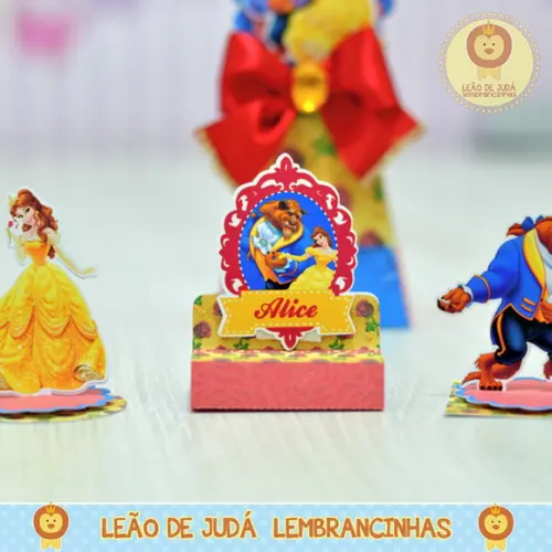 Porta Bis Duplo Bela e a Fera