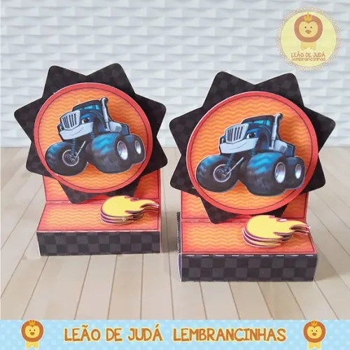 Porta Bis Duplo Blaze and the Monster Machines