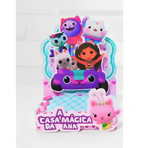 Porta Bis Duplo Casa Mágica da Gabby