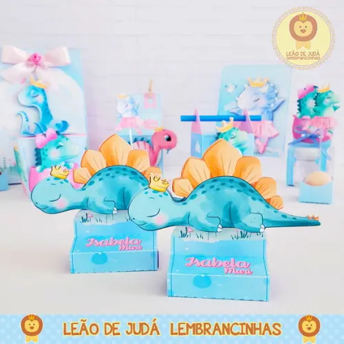 Porta Bis Duplo dino rosa