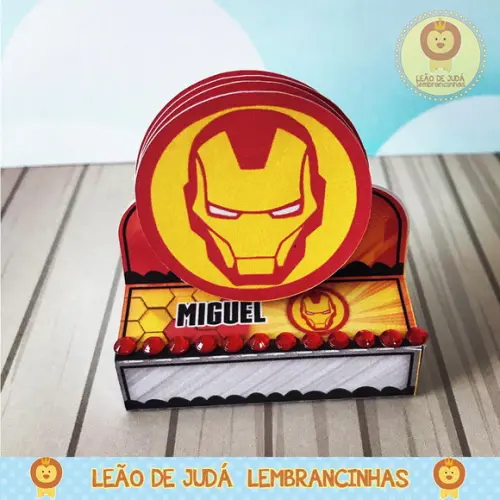 Porta Bis Duplo homem de ferro