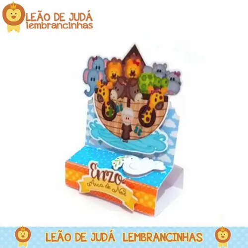 Porta Bis Duplo Tema Arca de Noé