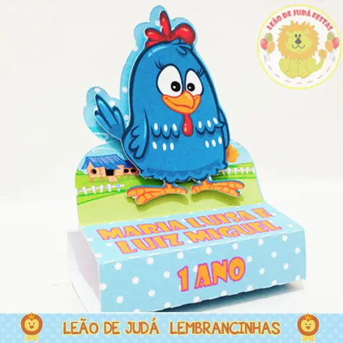 Porta Bis Duplo Tema Galinha Pintadinha