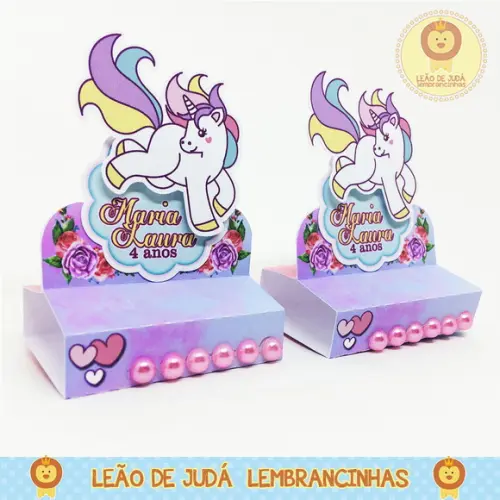 Porta Bis Duplo Tema Unicórnio