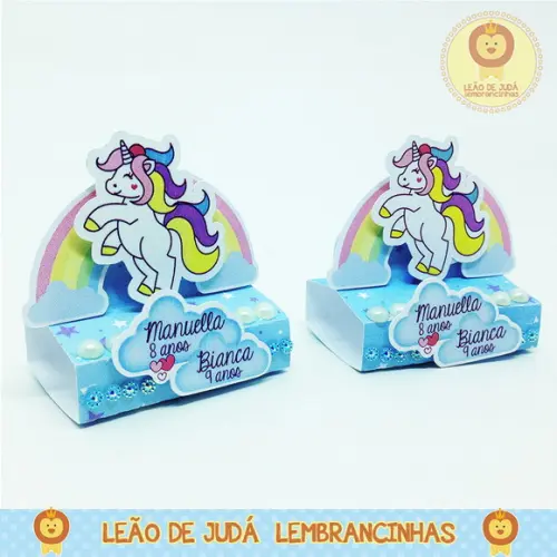 Porta Bis Duplo Tema Unicórnio modelo 3