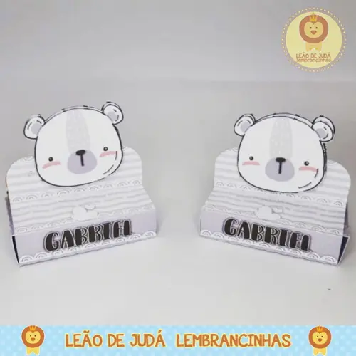 Porta Bis Duplo urso minimalista