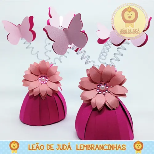 Porta bombom Tema Jardim