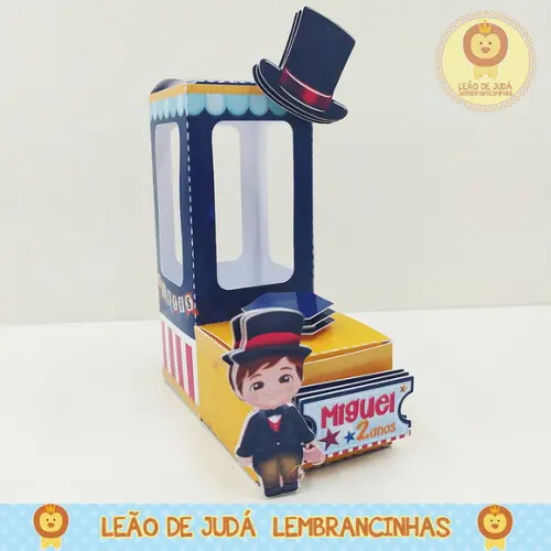Porta tubete para festa tema circo